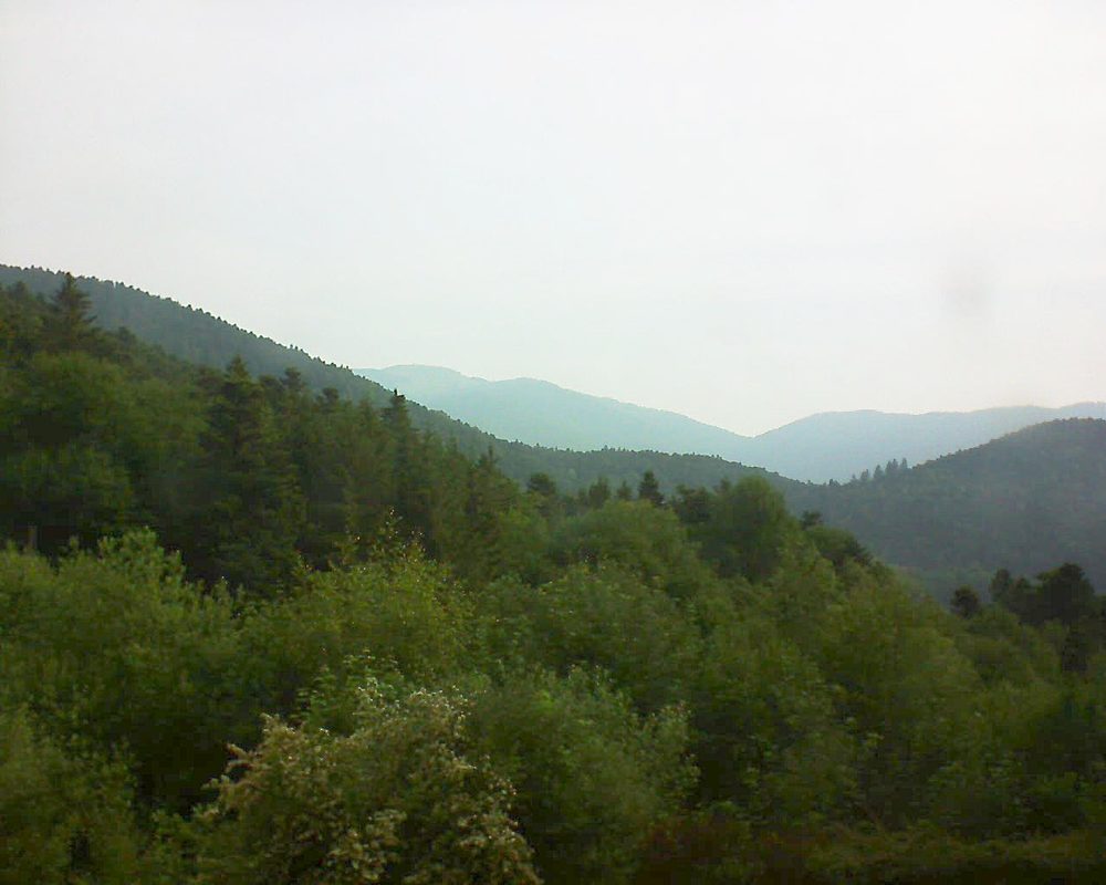 Le petit ballon vu depuis le Domaine Langmatt à Murbach le 06.06.2018 à 08:15 Le petit ballon (Alsace, Vosges) le 06.06.2018 à 08:15