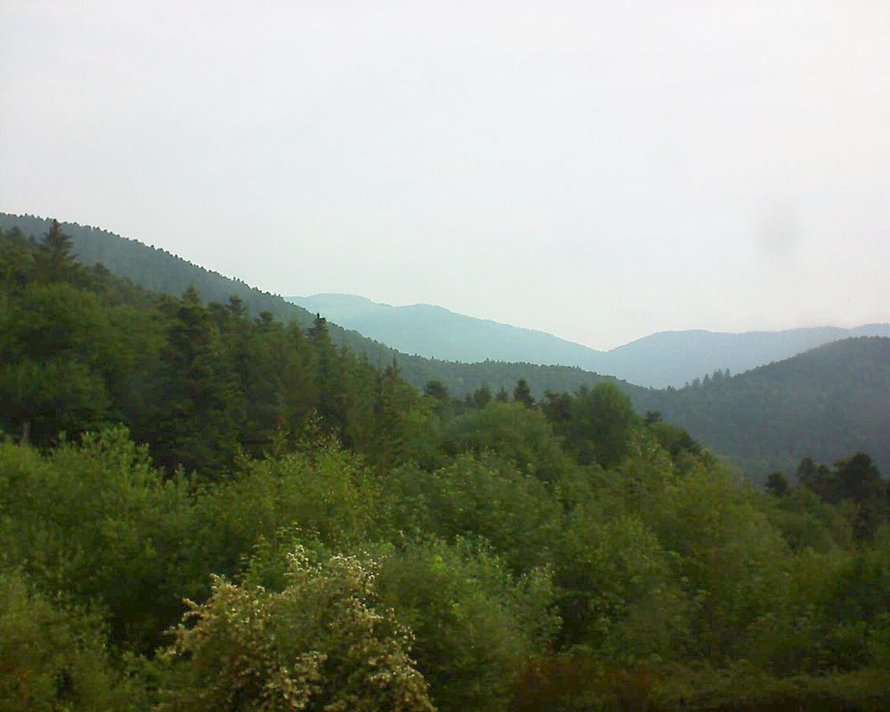 Le petit ballon vu depuis le Domaine Langmatt à Murbach le 06.06.2018 à 08:45 Le petit ballon (Alsace, Vosges) le 06.06.2018 à 08:45