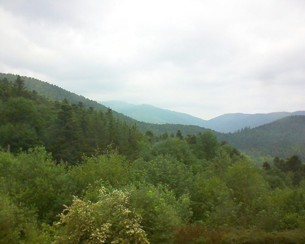 Le petit ballon vu depuis le Domaine Langmatt à Murbach le 06.06.2018 à 12:45 Le petit ballon (Alsace, Vosges) le 06.06.2018 à 12:45