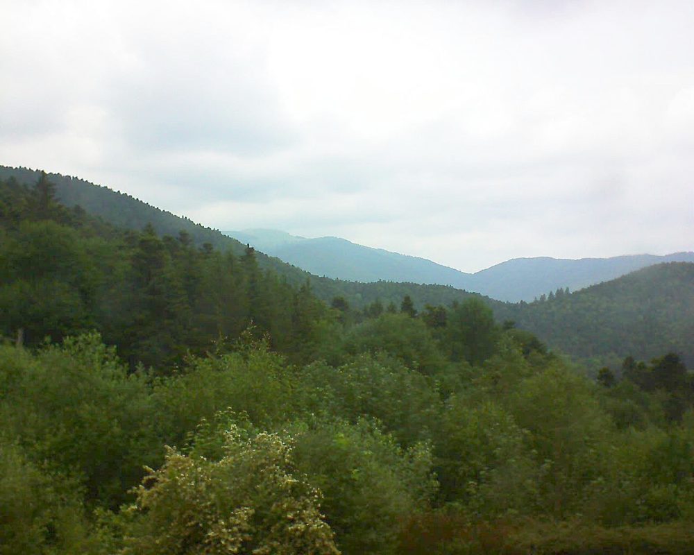 Le petit ballon vu depuis le Domaine Langmatt à Murbach le 06.06.2018 à 13:15 Le petit ballon (Alsace, Vosges) le 06.06.2018 à 13:15
