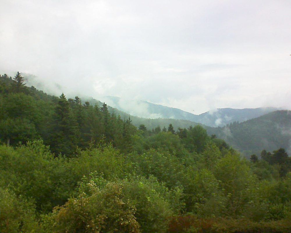 Le petit ballon vu depuis le Domaine Langmatt à Murbach le 07.06.2018 à 10:00 Le petit ballon (Alsace, Vosges) le 07.06.2018 à 10:00