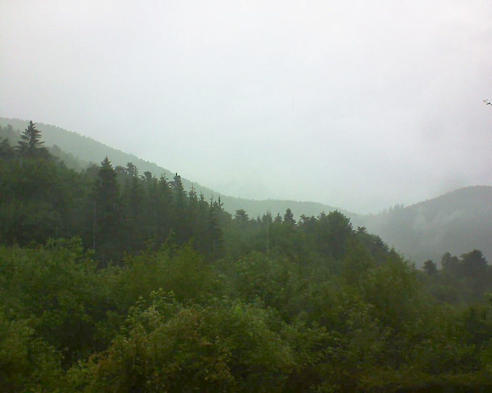 Le petit ballon vu depuis le Domaine Langmatt à Murbach le 07.06.2018 à 13:00 Le petit ballon (Alsace, Vosges) le 07.06.2018 à 13:00