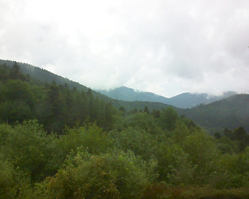Le petit ballon vu depuis le Domaine Langmatt à Murbach le 07.06.2018 à 16:00 Le petit ballon (Alsace, Vosges) le 07.06.2018 à 16:00