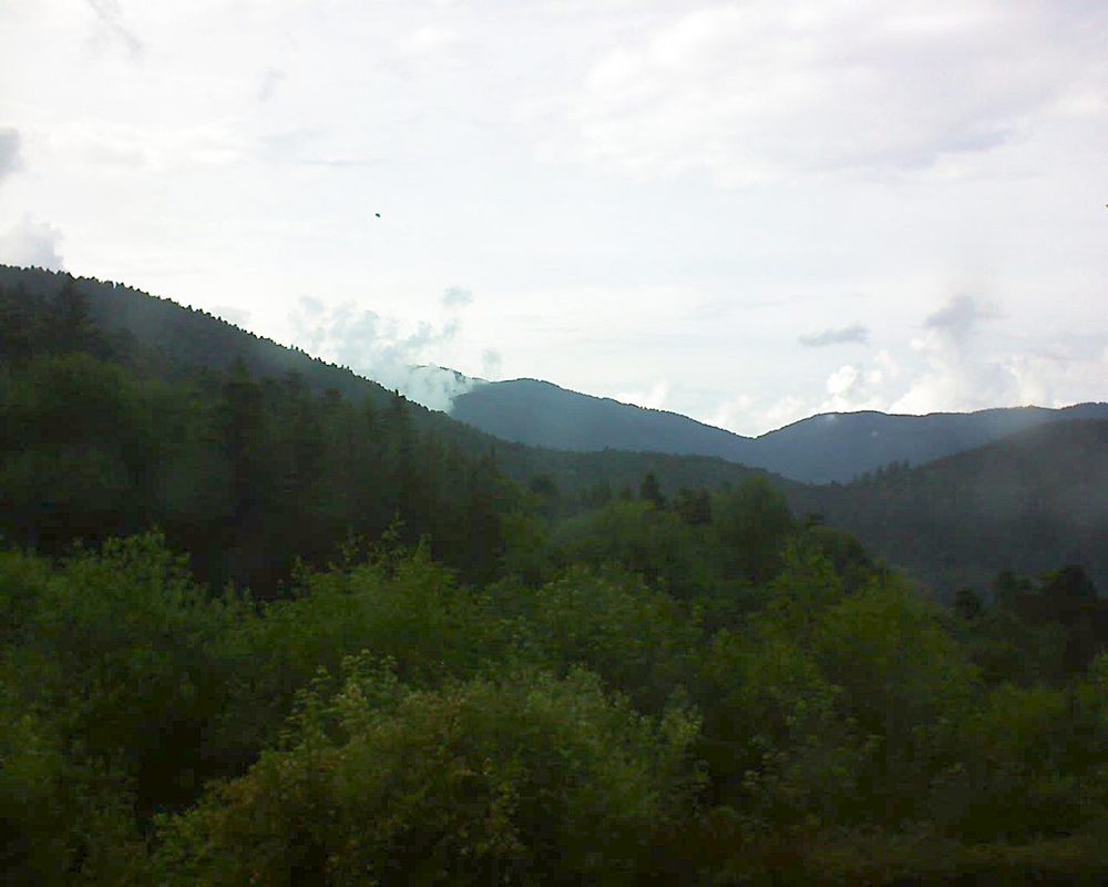 Le petit ballon vu depuis le Domaine Langmatt à Murbach le 07.06.2018 à 18:00 Le petit ballon (Alsace, Vosges) le 07.06.2018 à 18:00