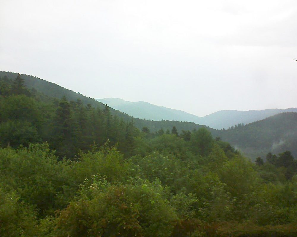 Le petit ballon vu depuis le Domaine Langmatt à Murbach le 09.06.2018 à 08:30 Le petit ballon (Alsace, Vosges) le 09.06.2018 à 08:30