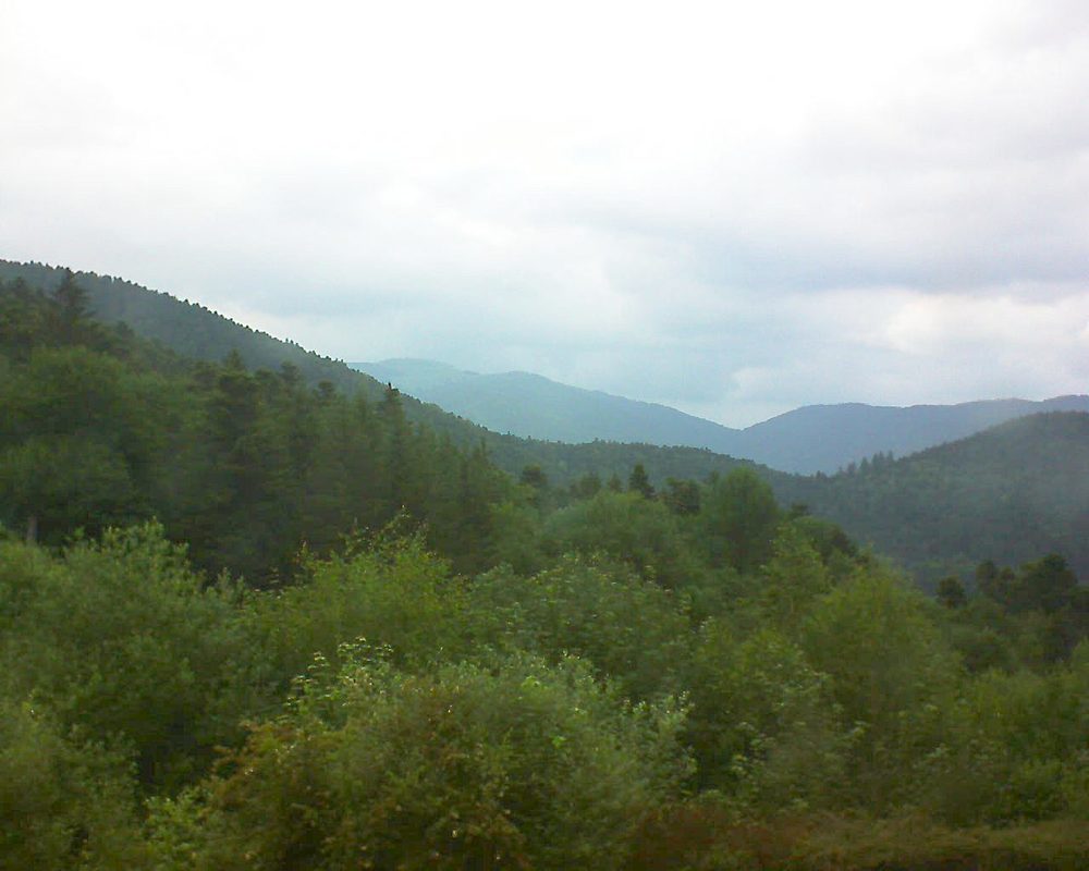 Le petit ballon vu depuis le Domaine Langmatt à Murbach le 09.06.2018 à 14:15 Le petit ballon (Alsace, Vosges) le 09.06.2018 à 14:15