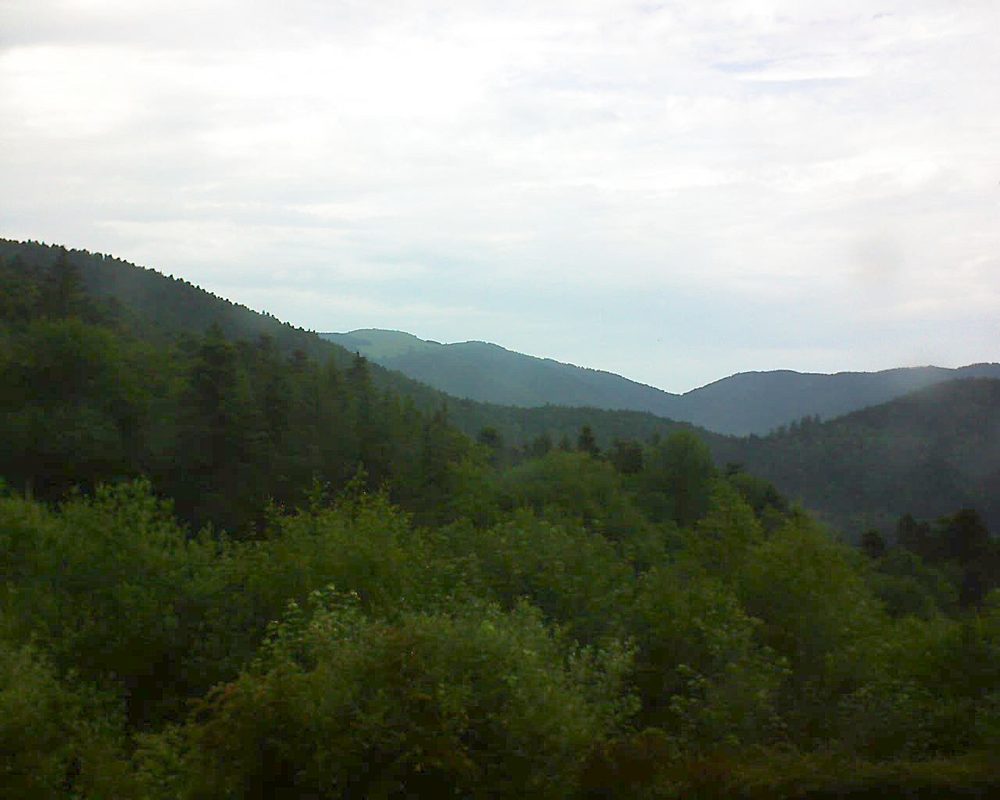 Le petit ballon vu depuis le Domaine Langmatt à Murbach le 09.06.2018 à 18:15 Le petit ballon (Alsace, Vosges) le 09.06.2018 à 18:15