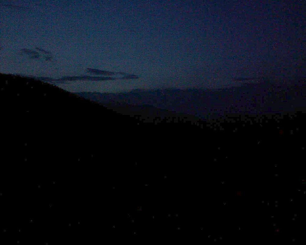 Le petit ballon vu depuis le Domaine Langmatt à Murbach le 09.06.2018 à 22:15 Le petit ballon (Alsace, Vosges) le 09.06.2018 à 22:15