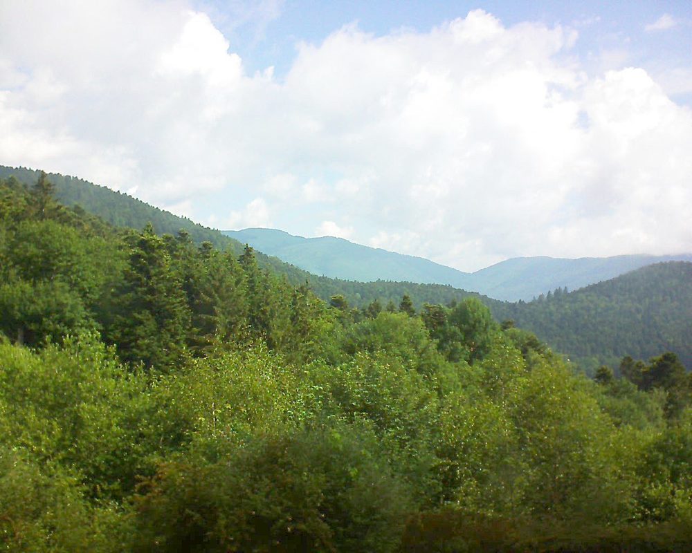 Le petit ballon vu depuis le Domaine Langmatt à Murbach le 10.06.2018 à 10:30 Le petit ballon (Alsace, Vosges) le 10.06.2018 à 10:30