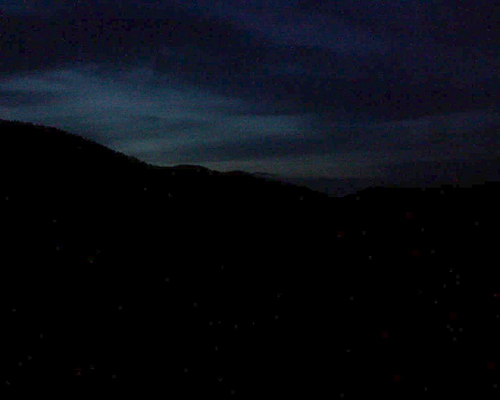 Le petit ballon vu depuis le Domaine Langmatt à Murbach le 10.06.2018 à 22:15 Le petit ballon (Alsace, Vosges) le 10.06.2018 à 22:15