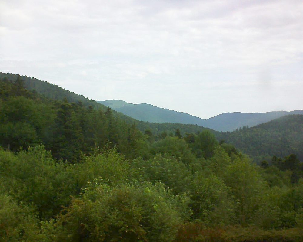 Le petit ballon vu depuis le Domaine Langmatt à Murbach le 11.06.2018 à 09:45 Le petit ballon (Alsace, Vosges) le 11.06.2018 à 09:45