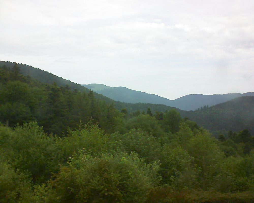 Le petit ballon vu depuis le Domaine Langmatt à Murbach le 11.06.2018 à 10:00 Le petit ballon (Alsace, Vosges) le 11.06.2018 à 10:00