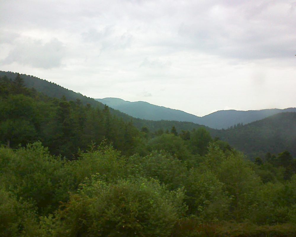Le petit ballon vu depuis le Domaine Langmatt à Murbach le 11.06.2018 à 10:45 Le petit ballon (Alsace, Vosges) le 11.06.2018 à 10:45