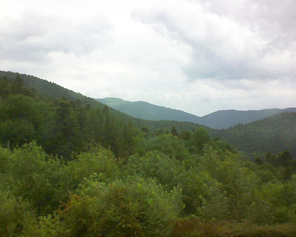 Le petit ballon vu depuis le Domaine Langmatt à Murbach le 11.06.2018 à 12:30 Le petit ballon (Alsace, Vosges) le 11.06.2018 à 12:30