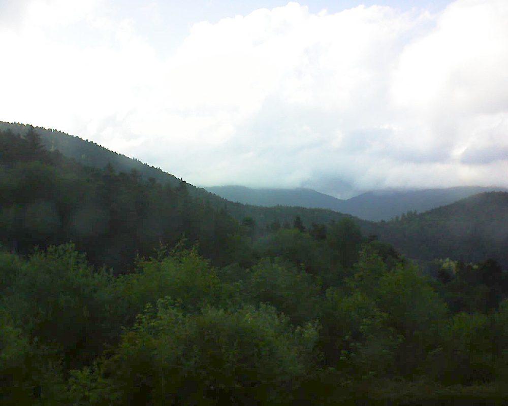 Le petit ballon vu depuis le Domaine Langmatt à Murbach le 11.06.2018 à 19:30 Le petit ballon (Alsace, Vosges) le 11.06.2018 à 19:30