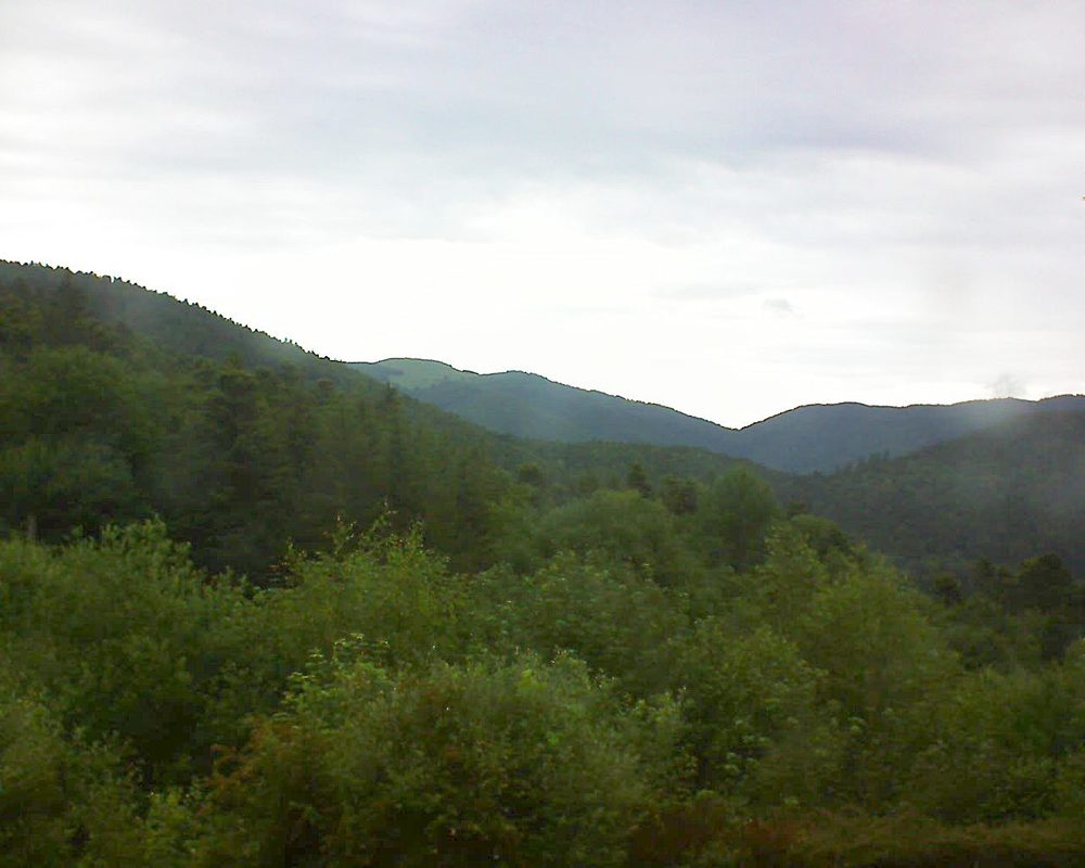 Le petit ballon vu depuis le Domaine Langmatt à Murbach le 12.06.2018 à 09:15 Le petit ballon (Alsace, Vosges) le 12.06.2018 à 09:15