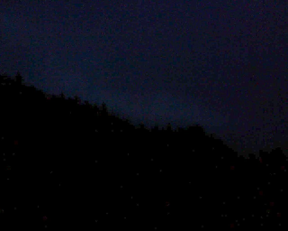Le petit ballon vu depuis le Domaine Langmatt à Murbach le 12.06.2018 à 21:45 Le petit ballon (Alsace, Vosges) le 12.06.2018 à 21:45
