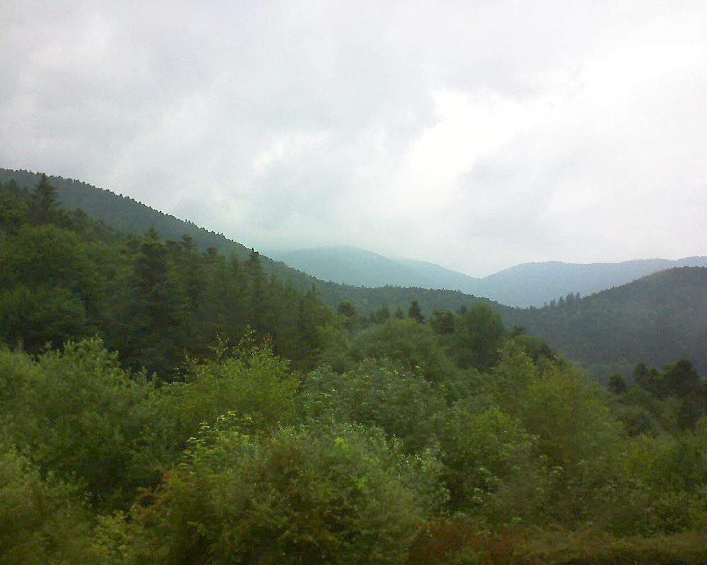 Le petit ballon vu depuis le Domaine Langmatt à Murbach le 13.06.2018 à 11:30 Le petit ballon (Alsace, Vosges) le 13.06.2018 à 11:30