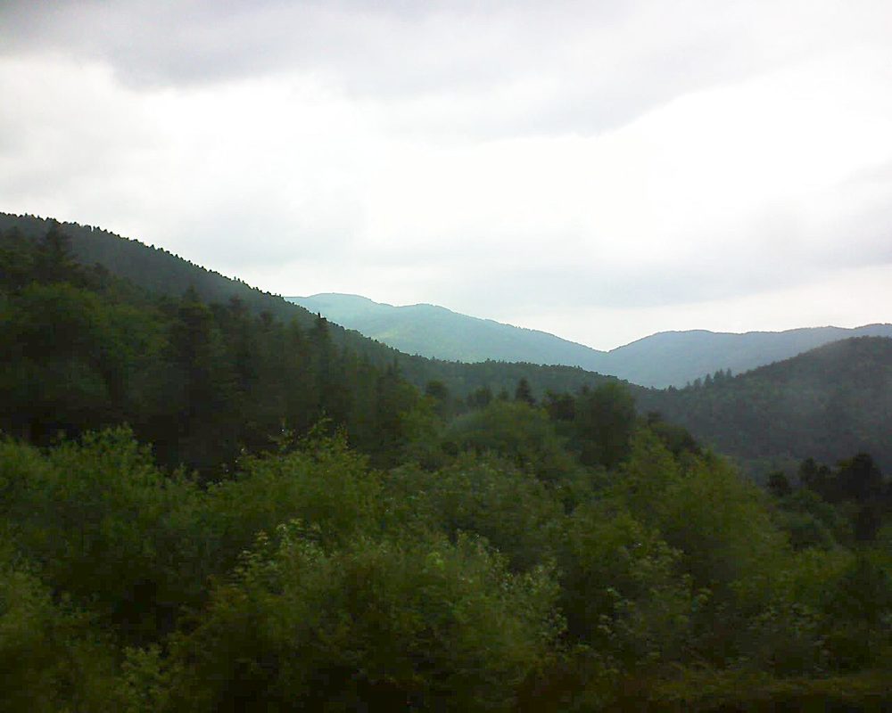 Le petit ballon vu depuis le Domaine Langmatt à Murbach le 13.06.2018 à 18:00 Le petit ballon (Alsace, Vosges) le 13.06.2018 à 18:00