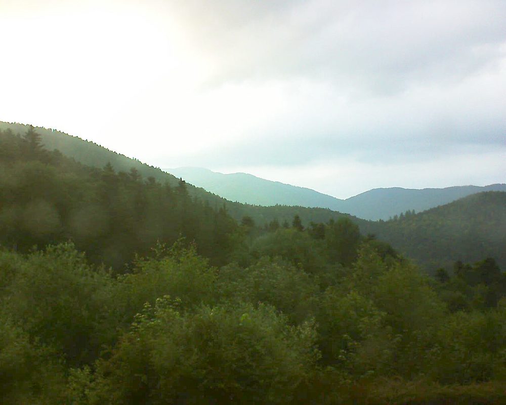 Le petit ballon vu depuis le Domaine Langmatt à Murbach le 13.06.2018 à 20:45 Le petit ballon (Alsace, Vosges) le 13.06.2018 à 20:45