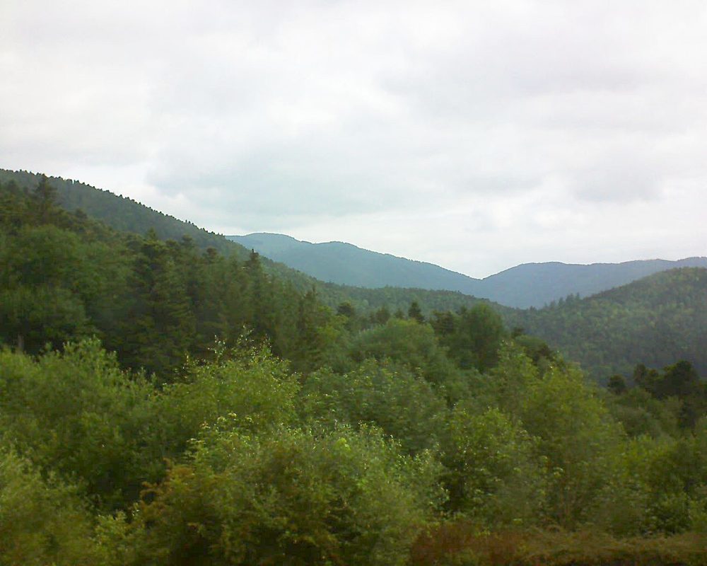 Le petit ballon vu depuis le Domaine Langmatt à Murbach le 14.06.2018 à 10:00 Le petit ballon (Alsace, Vosges) le 14.06.2018 à 10:00