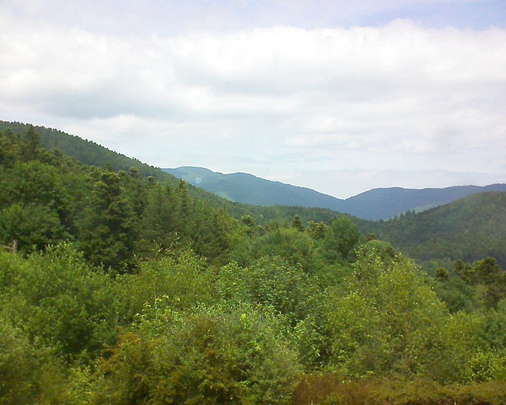 Le petit ballon vu depuis le Domaine Langmatt à Murbach le 14.06.2018 à 13:45 Le petit ballon (Alsace, Vosges) le 14.06.2018 à 13:45