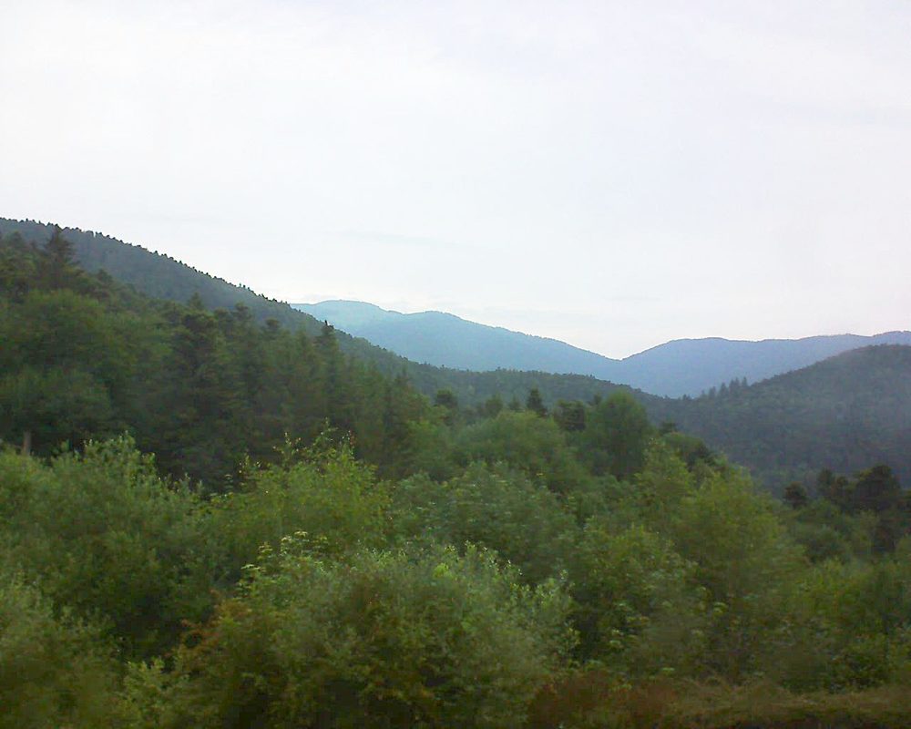 Le petit ballon vu depuis le Domaine Langmatt à Murbach le 15.06.2018 à 06:30 Le petit ballon (Alsace, Vosges) le 15.06.2018 à 06:30