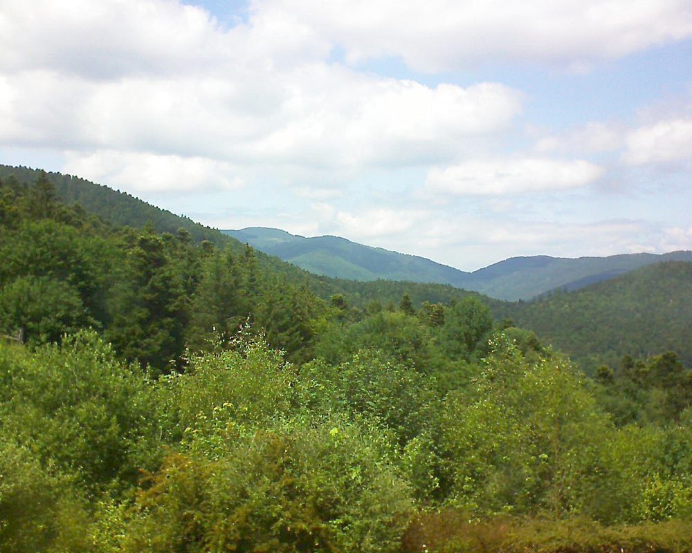 Le petit ballon vu depuis le Domaine Langmatt à Murbach le 15.06.2018 à 14:30 Le petit ballon (Alsace, Vosges) le 15.06.2018 à 14:30
