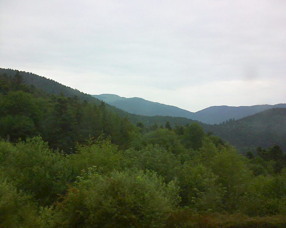 Le petit ballon vu depuis le Domaine Langmatt à Murbach le 16.06.2018 à 08:30 Le petit ballon (Alsace, Vosges) le 16.06.2018 à 08:30