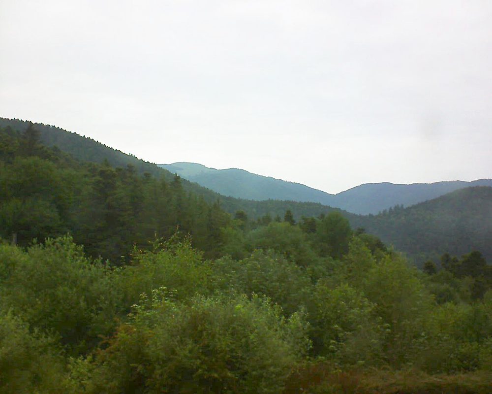 Le petit ballon vu depuis le Domaine Langmatt à Murbach le 16.06.2018 à 09:30 Le petit ballon (Alsace, Vosges) le 16.06.2018 à 09:30