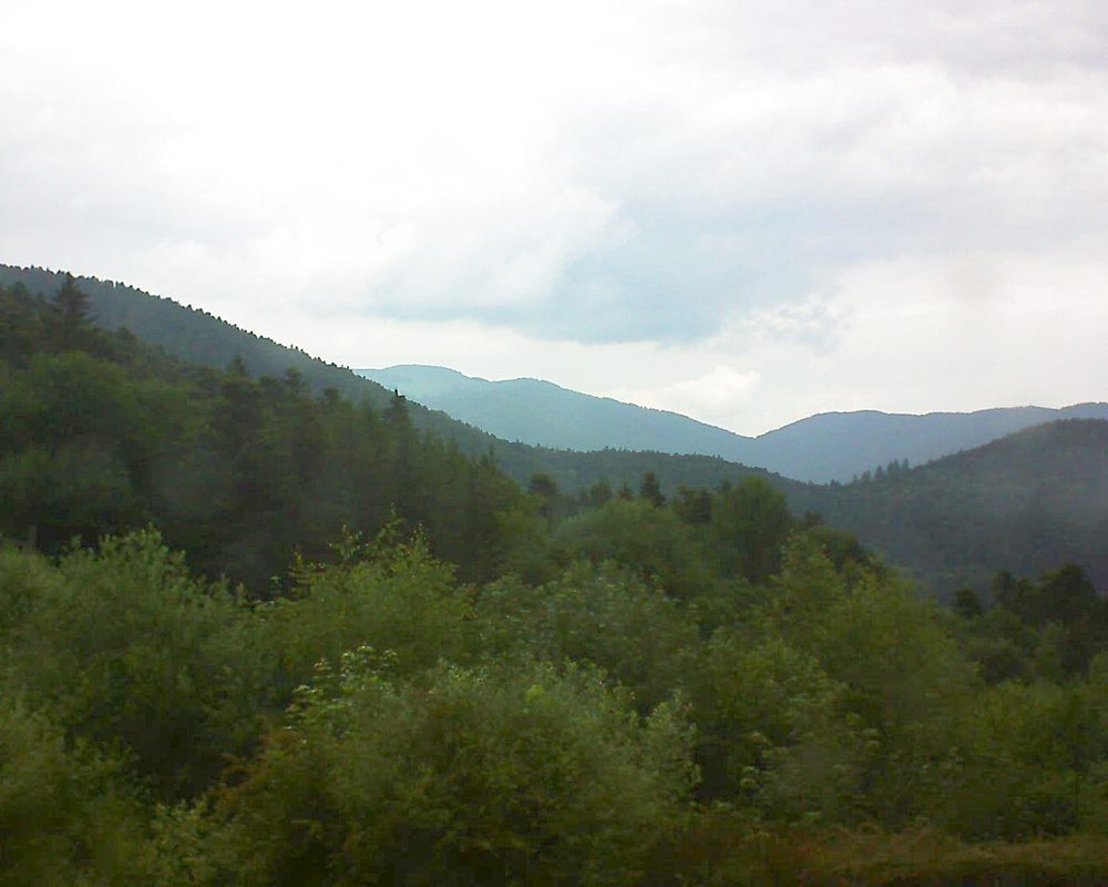 Le petit ballon vu depuis le Domaine Langmatt à Murbach le 16.06.2018 à 12:30 Le petit ballon (Alsace, Vosges) le 16.06.2018 à 12:30