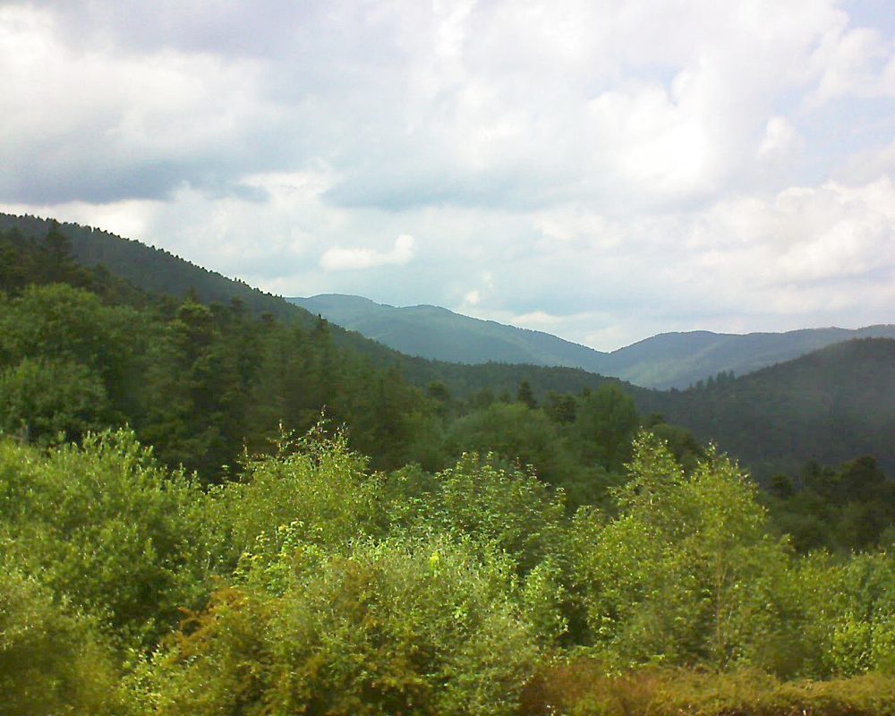 Le petit ballon vu depuis le Domaine Langmatt à Murbach le 16.06.2018 à 15:30 Le petit ballon (Alsace, Vosges) le 16.06.2018 à 15:30