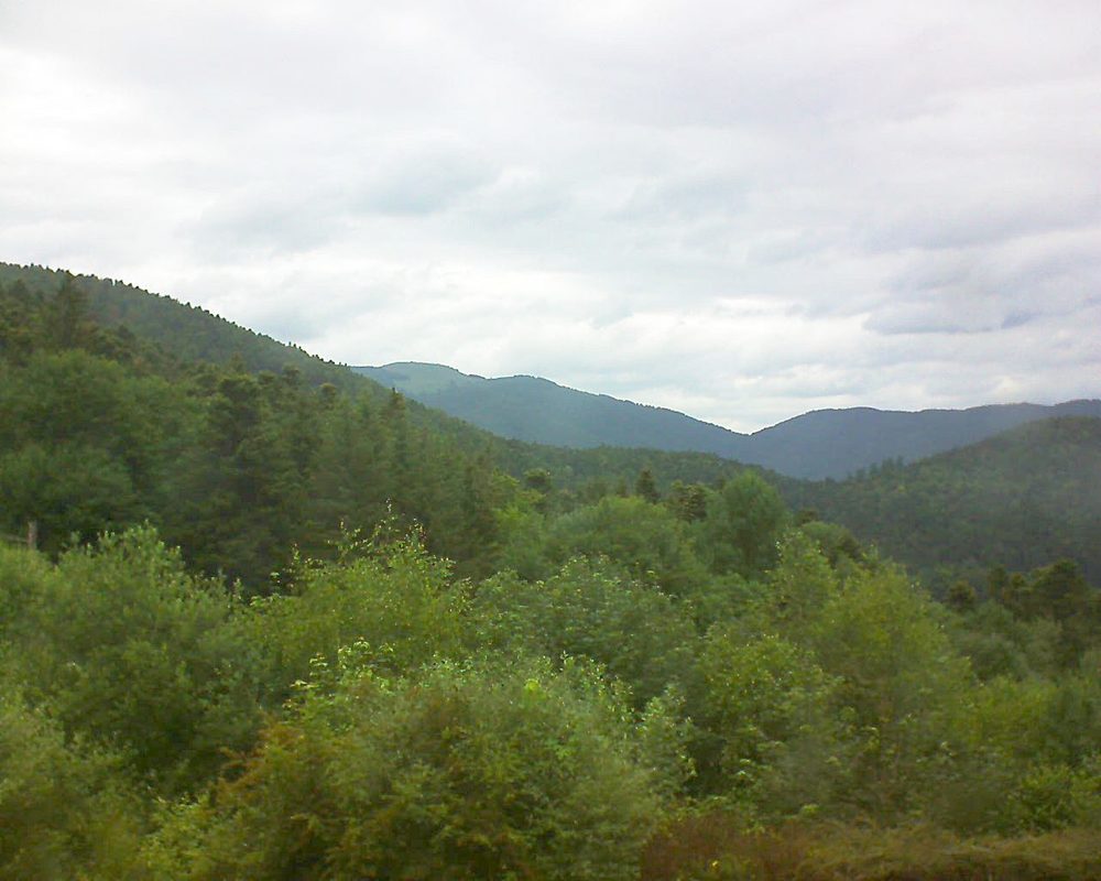Le petit ballon vu depuis le Domaine Langmatt à Murbach le 17.06.2018 à 12:15 Le petit ballon (Alsace, Vosges) le 17.06.2018 à 12:15