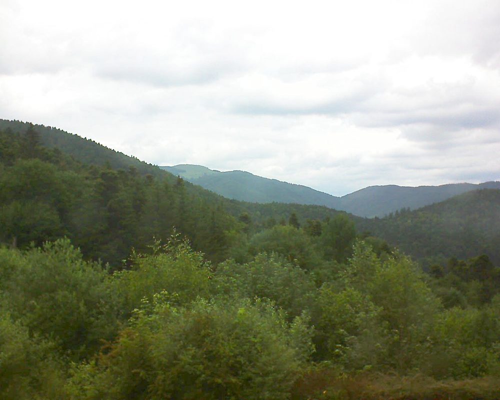 Le petit ballon vu depuis le Domaine Langmatt à Murbach le 17.06.2018 à 13:30 Le petit ballon (Alsace, Vosges) le 17.06.2018 à 13:30