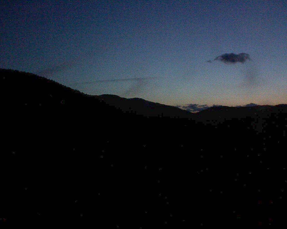 Le petit ballon vu depuis le Domaine Langmatt à Murbach le 18.06.2018 à 04:45 Le petit ballon (Alsace, Vosges) le 18.06.2018 à 04:45
