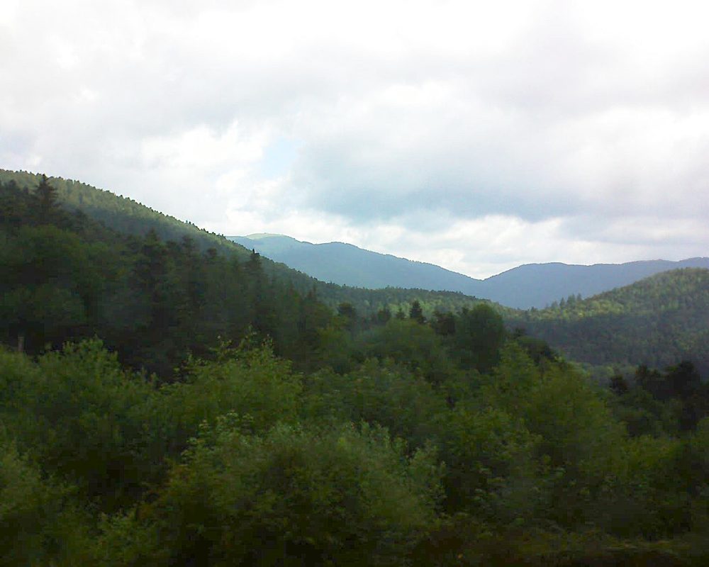 Le petit ballon vu depuis le Domaine Langmatt à Murbach le 18.06.2018 à 10:00 Le petit ballon (Alsace, Vosges) le 18.06.2018 à 10:00