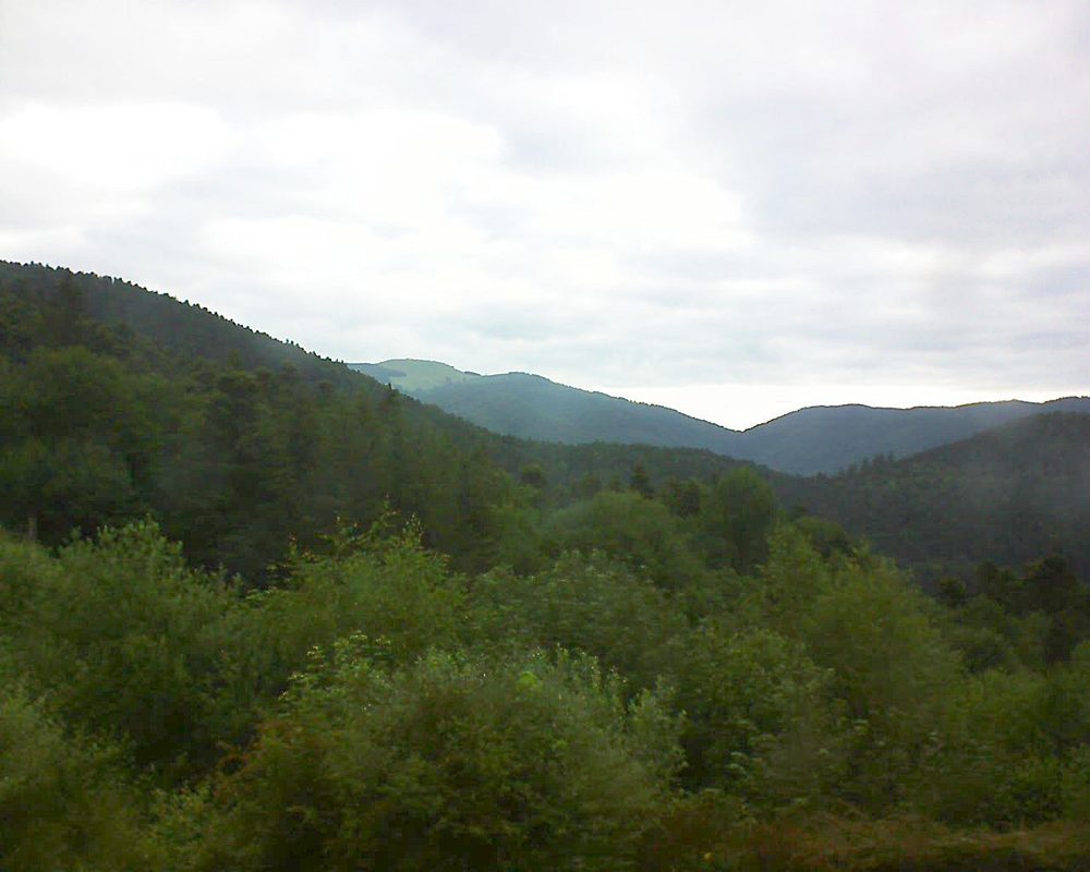Le petit ballon vu depuis le Domaine Langmatt à Murbach le 19.06.2018 à 07:30 Le petit ballon (Alsace, Vosges) le 19.06.2018 à 07:30