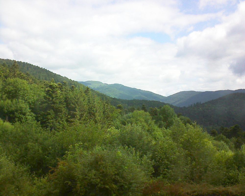 Le petit ballon vu depuis le Domaine Langmatt à Murbach le 19.06.2018 à 10:00 Le petit ballon (Alsace, Vosges) le 19.06.2018 à 10:00