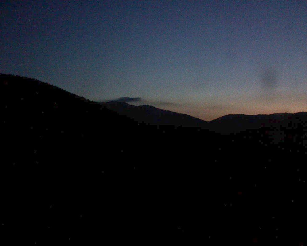 Le petit ballon vu depuis le Domaine Langmatt à Murbach le 20.06.2018 à 04:45 Le petit ballon (Alsace, Vosges) le 20.06.2018 à 04:45