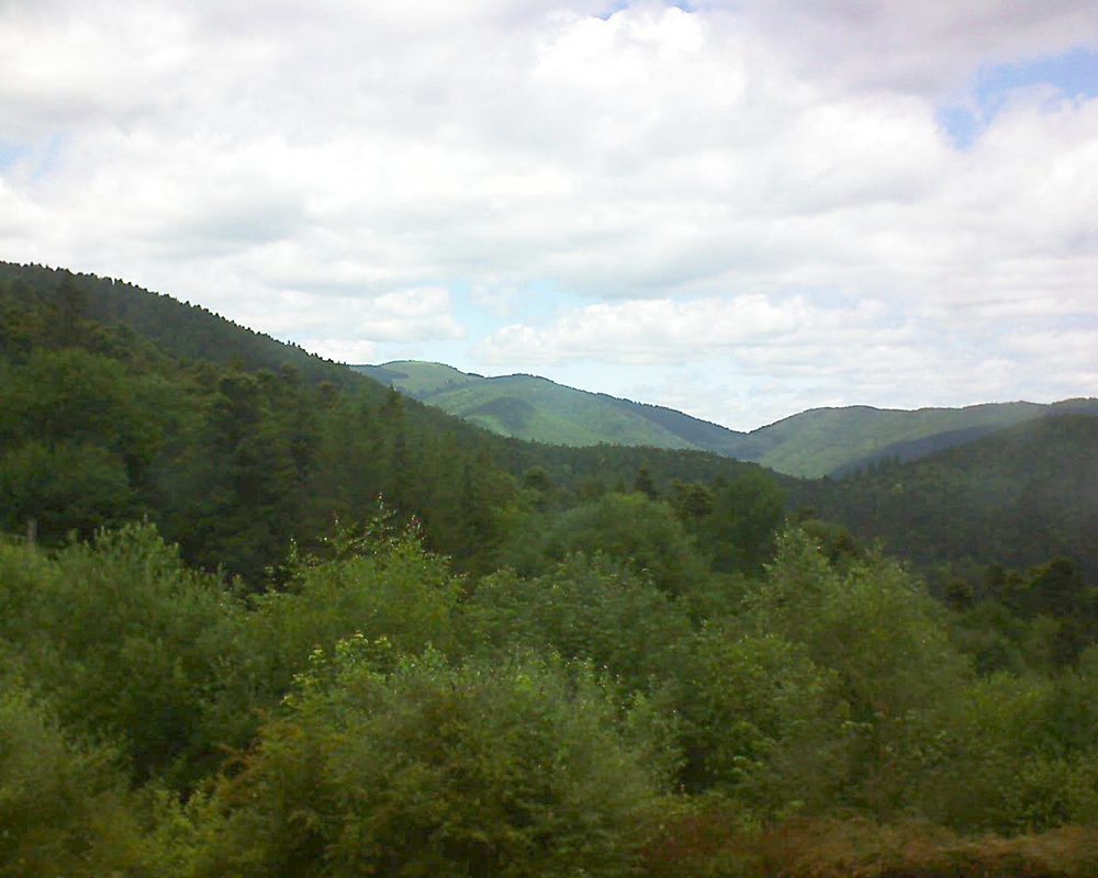 Le petit ballon vu depuis le Domaine Langmatt à Murbach le 22.06.2018 à 13:30 Le petit ballon (Alsace, Vosges) le 22.06.2018 à 13:30