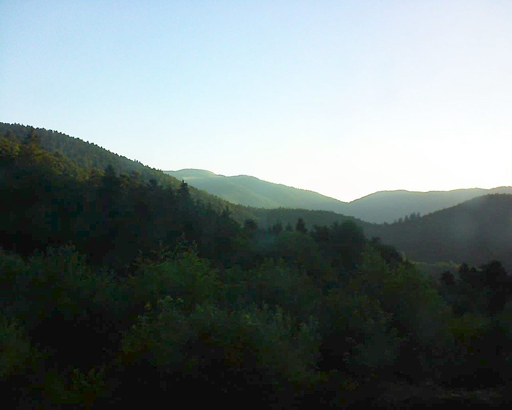 Le petit ballon vu depuis le Domaine Langmatt à Murbach le 23.06.2018 à 06:15 Le petit ballon (Alsace, Vosges) le 23.06.2018 à 06:15