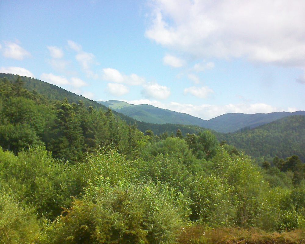 Le petit ballon vu depuis le Domaine Langmatt à Murbach le 23.06.2018 à 10:30 Le petit ballon (Alsace, Vosges) le 23.06.2018 à 10:30
