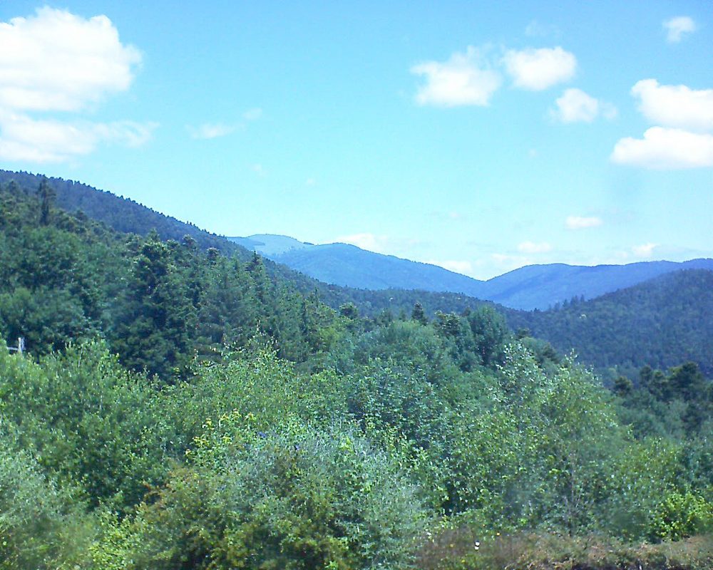 Le petit ballon vu depuis le Domaine Langmatt à Murbach le 23.06.2018 à 12:30 Le petit ballon (Alsace, Vosges) le 23.06.2018 à 12:30