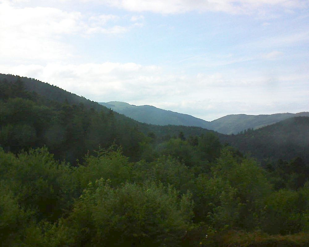 Le petit ballon vu depuis le Domaine Langmatt à Murbach le 23.06.2018 à 18:30 Le petit ballon (Alsace, Vosges) le 23.06.2018 à 18:30