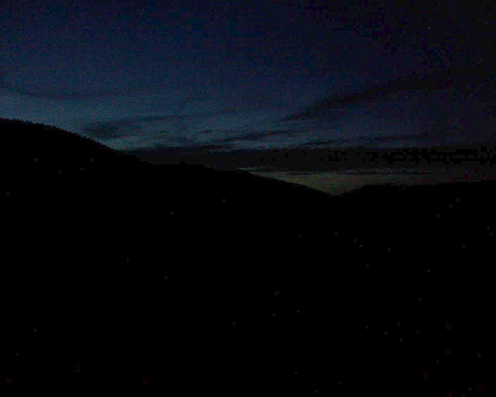 Le petit ballon vu depuis le Domaine Langmatt à Murbach le 23.06.2018 à 22:30 Le petit ballon (Alsace, Vosges) le 23.06.2018 à 22:30