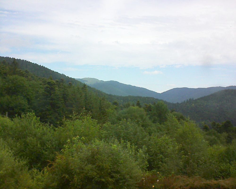 Le petit ballon vu depuis le Domaine Langmatt à Murbach le 24.06.2018 à 10:45 Le petit ballon (Alsace, Vosges) le 24.06.2018 à 10:45
