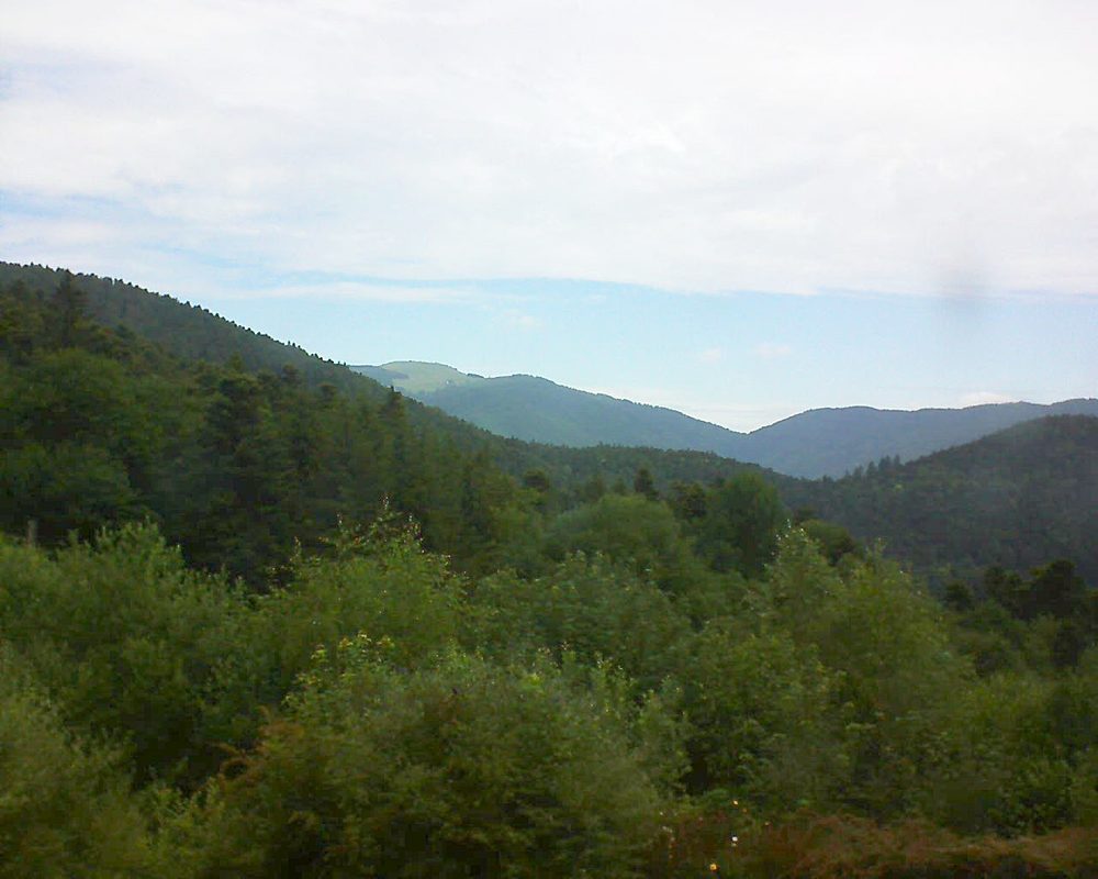 Le petit ballon vu depuis le Domaine Langmatt à Murbach le 24.06.2018 à 11:00 Le petit ballon (Alsace, Vosges) le 24.06.2018 à 11:00