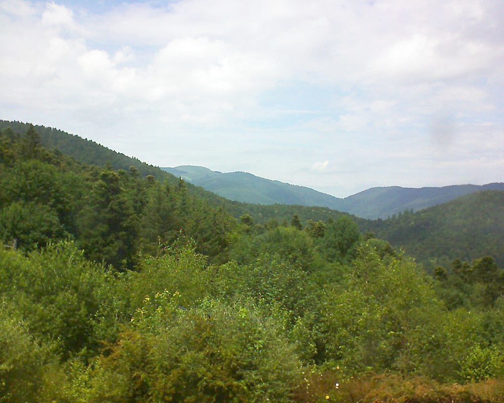Le petit ballon vu depuis le Domaine Langmatt à Murbach le 24.06.2018 à 14:15 Le petit ballon (Alsace, Vosges) le 24.06.2018 à 14:15