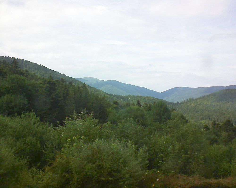 Le petit ballon vu depuis le Domaine Langmatt à Murbach le 24.06.2018 à 16:15 Le petit ballon (Alsace, Vosges) le 24.06.2018 à 16:15