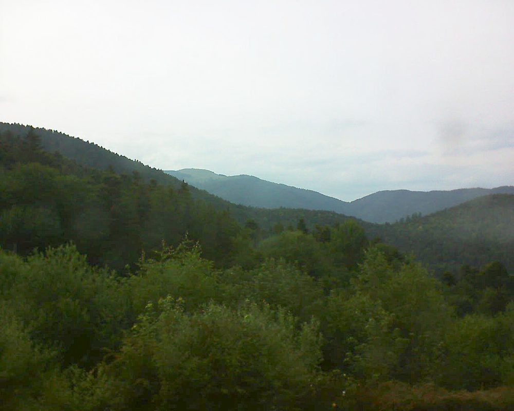 Le petit ballon vu depuis le Domaine Langmatt à Murbach le 24.06.2018 à 19:15 Le petit ballon (Alsace, Vosges) le 24.06.2018 à 19:15